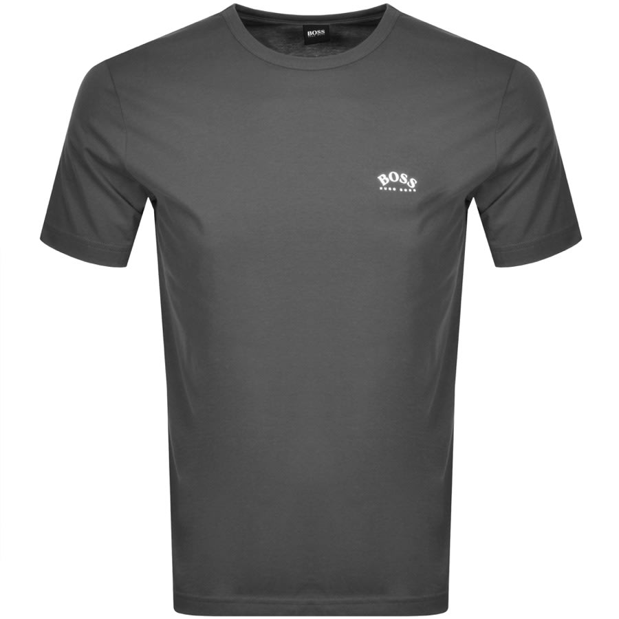Alternative Image for ProductBOSS Tee Curved T Shirt Grey1